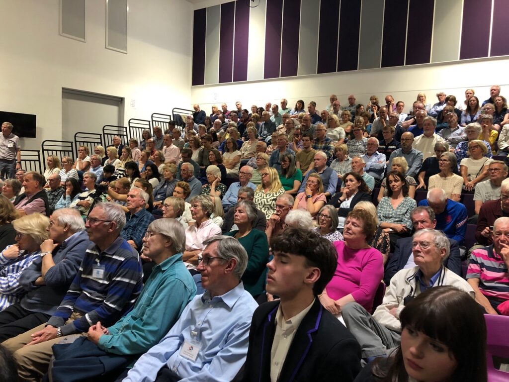 Harpenden hustings. Photo: The Harpenden Society