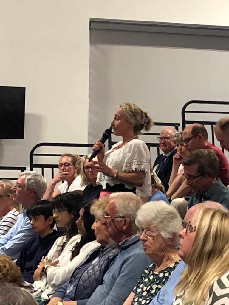 Harpenden hustings. Photo: The Harpenden Society
