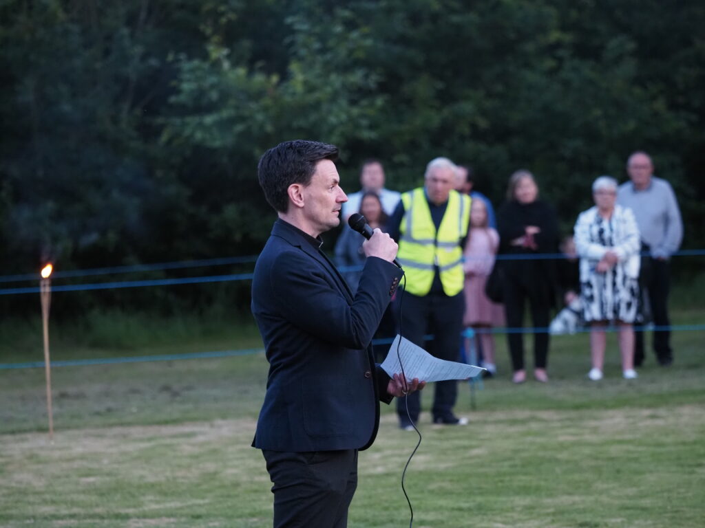 Commemorations for the 80th anniversary of D-Day in Highfield Park. Photo: John Andrews