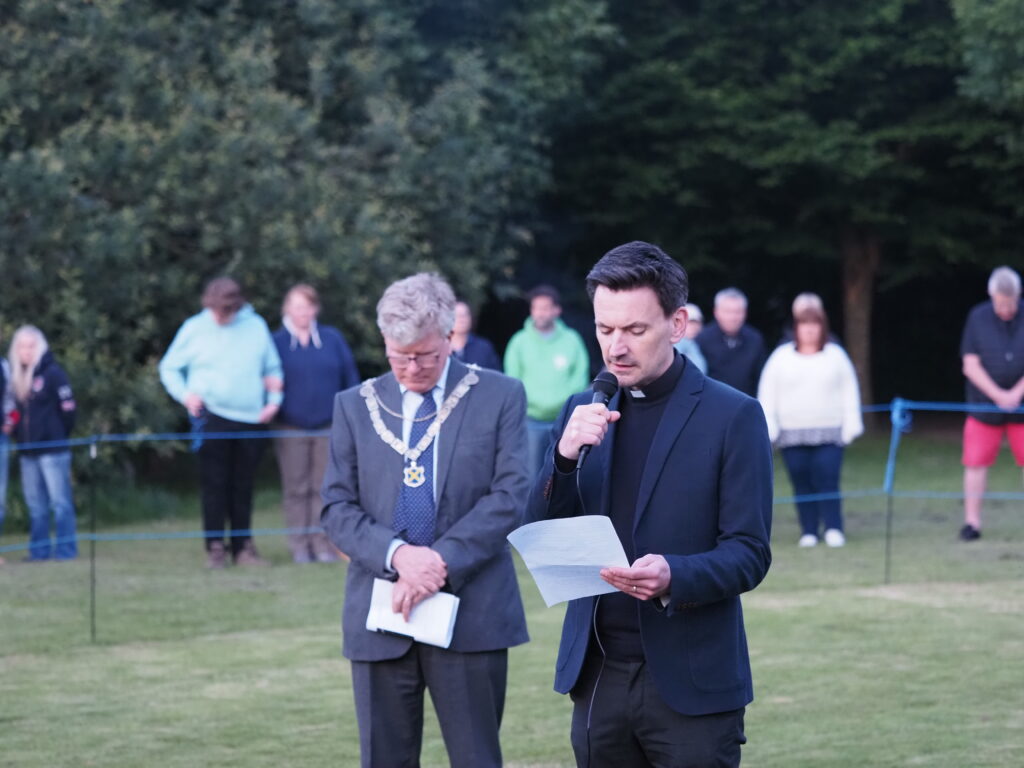 Commemorations for the 80th anniversary of D-Day in Highfield Park. Photo: John Andrews