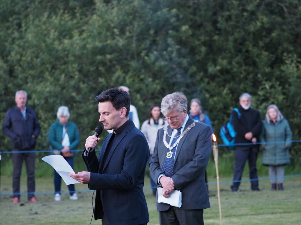 Commemorations for the 80th anniversary of D-Day in Highfield Park. Photo: John Andrews