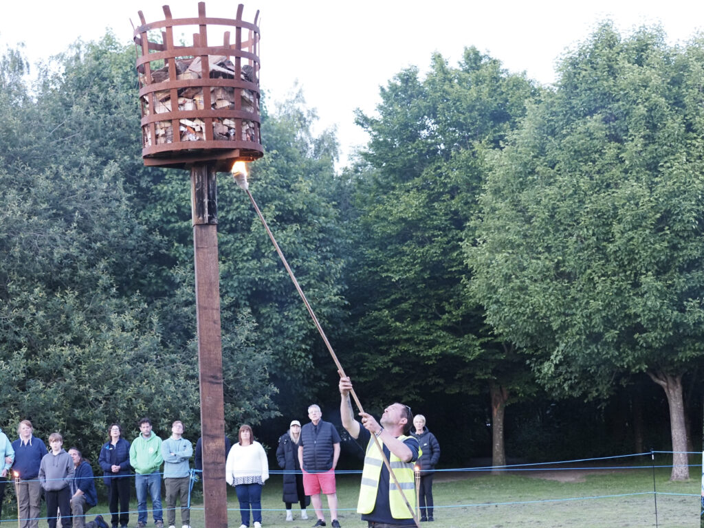 Commemorations for the 80th anniversary of D-Day in Highfield Park. Photo: John Andrews