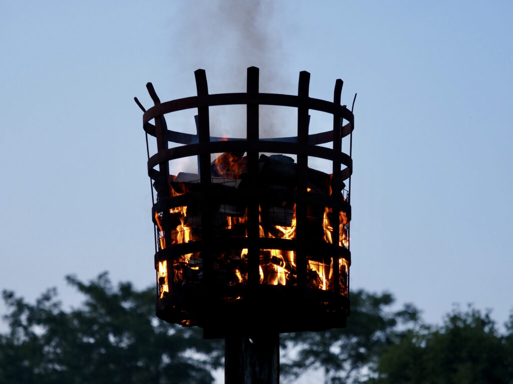 Commemorations for the 80th anniversary of D-Day in Highfield Park. Photo: John Andrews