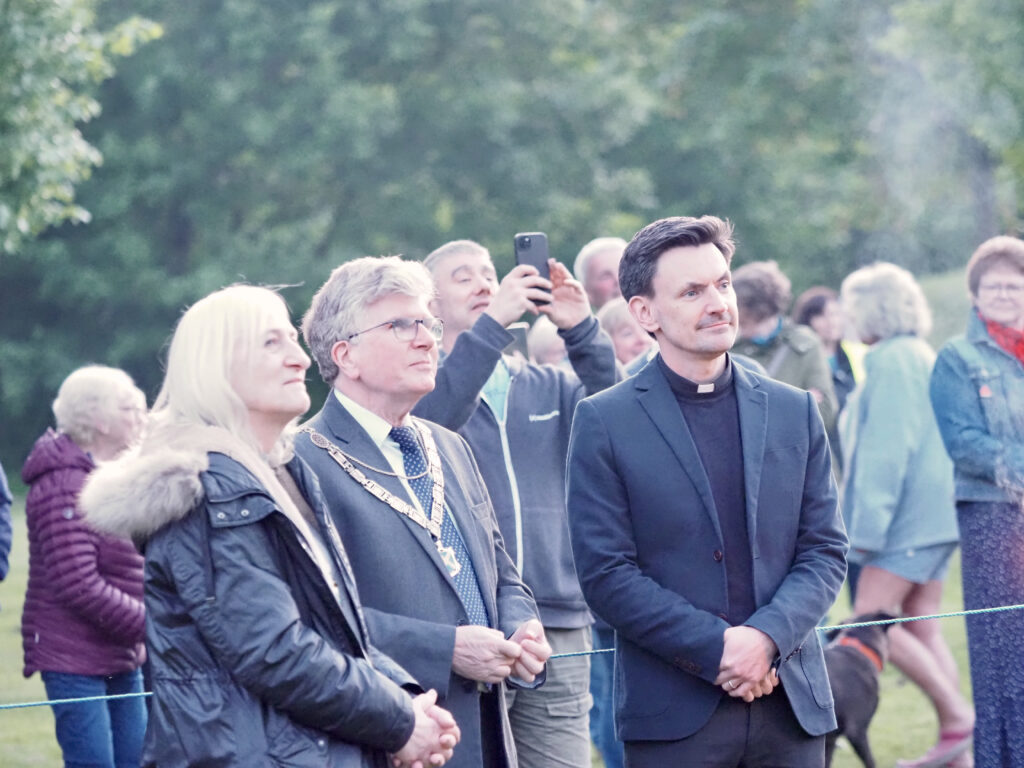 Commemorations for the 80th anniversary of D-Day in Highfield Park. Photo: John Andrews