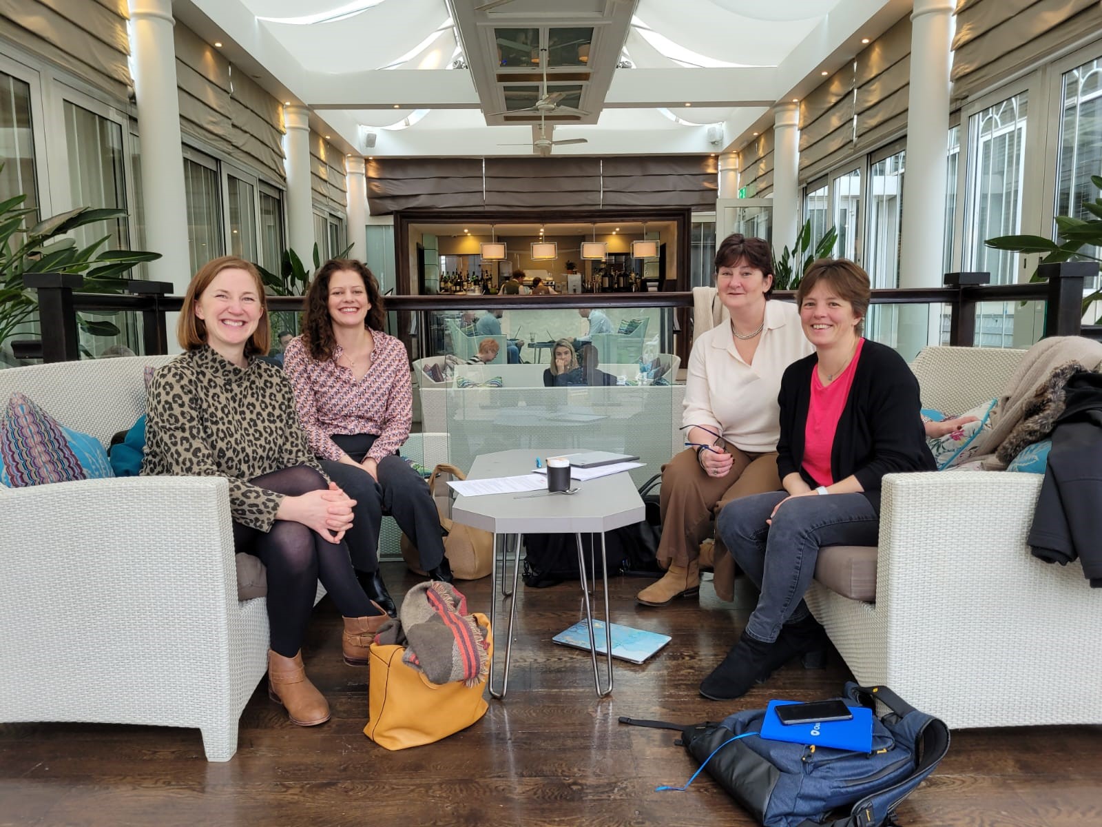 TEDx St Albans organisers Amy Burnett, Cheryl Luzet, Patricia Seabright, Wendy Powell.