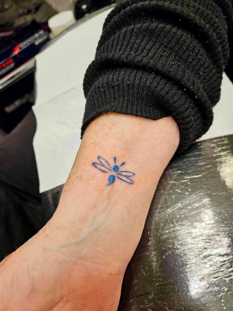 The Stop and Talk tattoo initiative at Pure Colours studio in Hatfield Road.