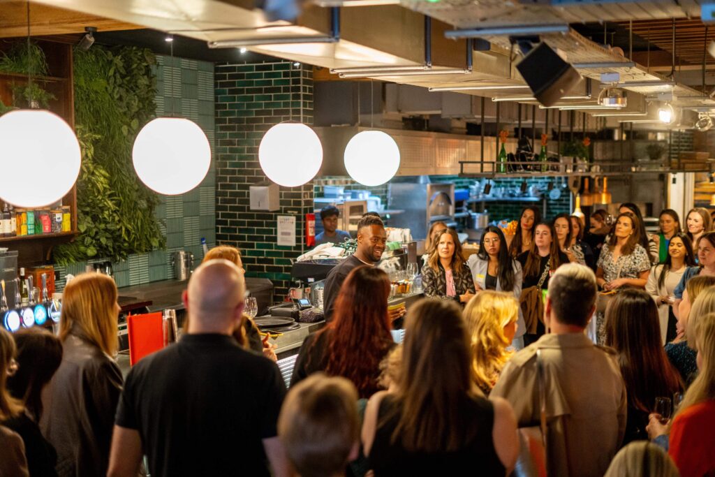 The launch of Flockhere in St Albans. Photo: Kate Lindeman