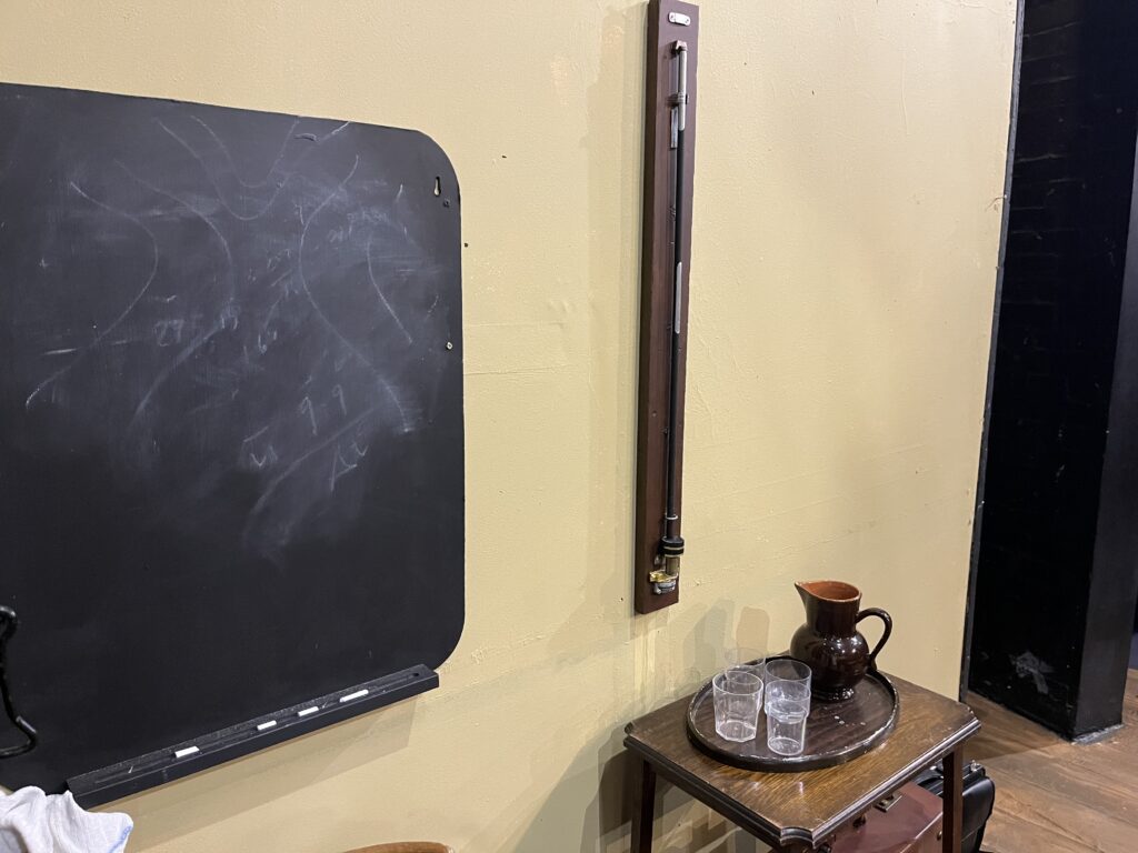 Props from Pressure at the Abbey Theatre.