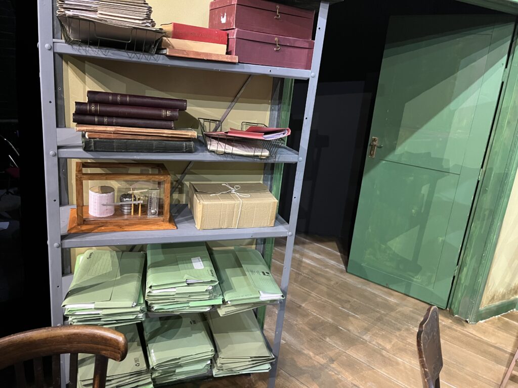 Props from Pressure at the Abbey Theatre.