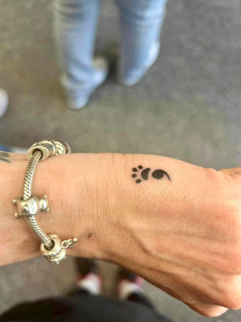 The Stop and Talk tattoo initiative at Pure Colours studio in Hatfield Road.