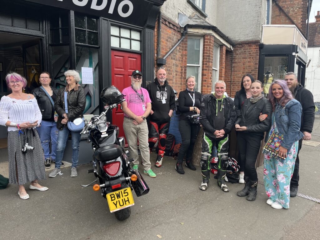The Stop and Talk tattoo initiative at Pure Colours studio in Hatfield Road.