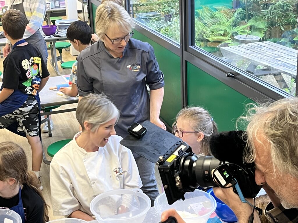 Daisy Cooper joins Baking Buddies in Harpenden.