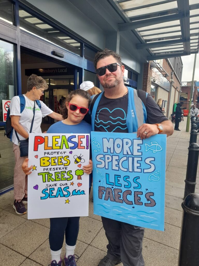St Albans environmental groups took part in the Restore Nature Now march.