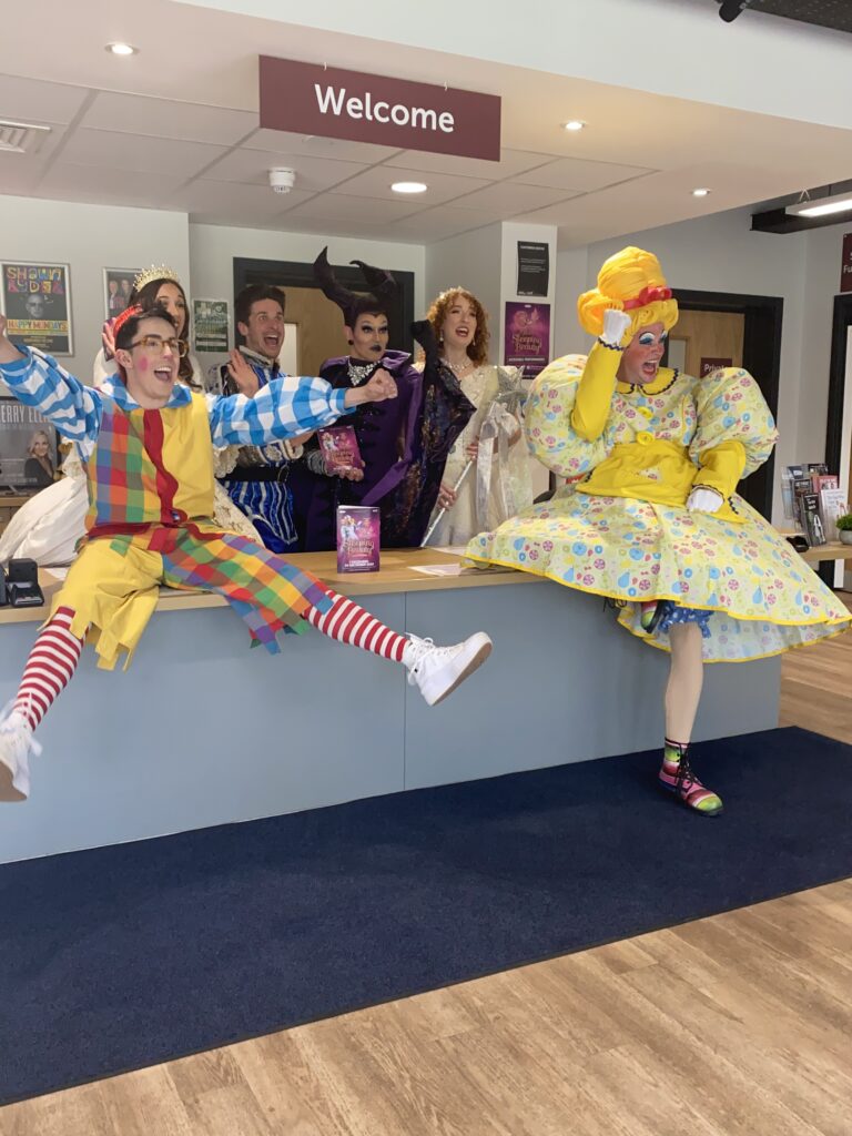 The launch of this year's Harpenden panto.