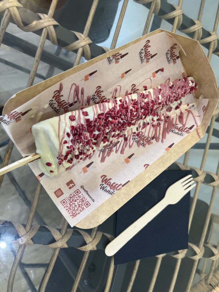 Waffle Wands in The Maltings Shopping Centre.