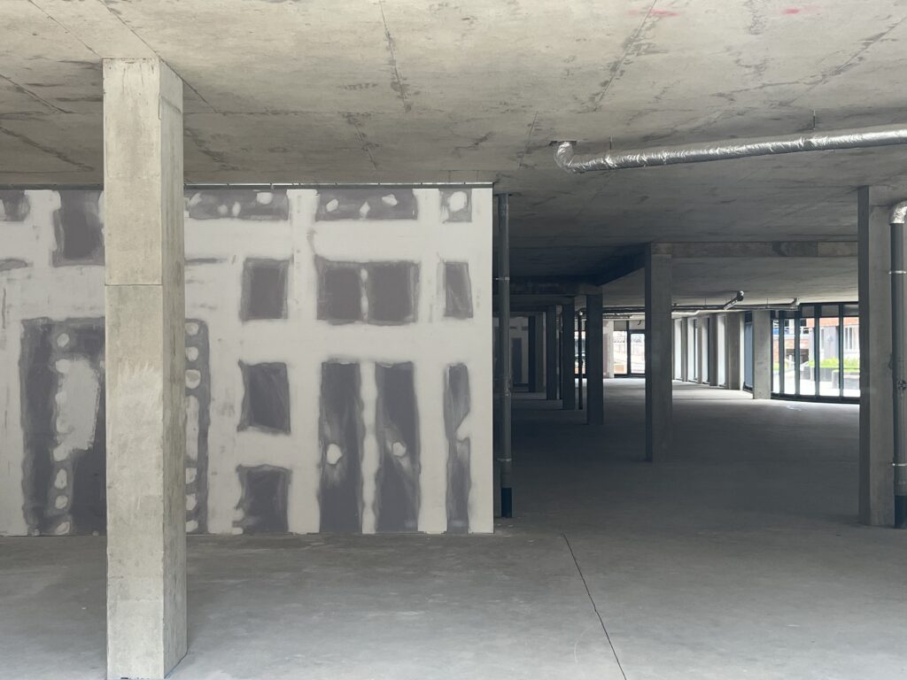Inside Jubilee Square...