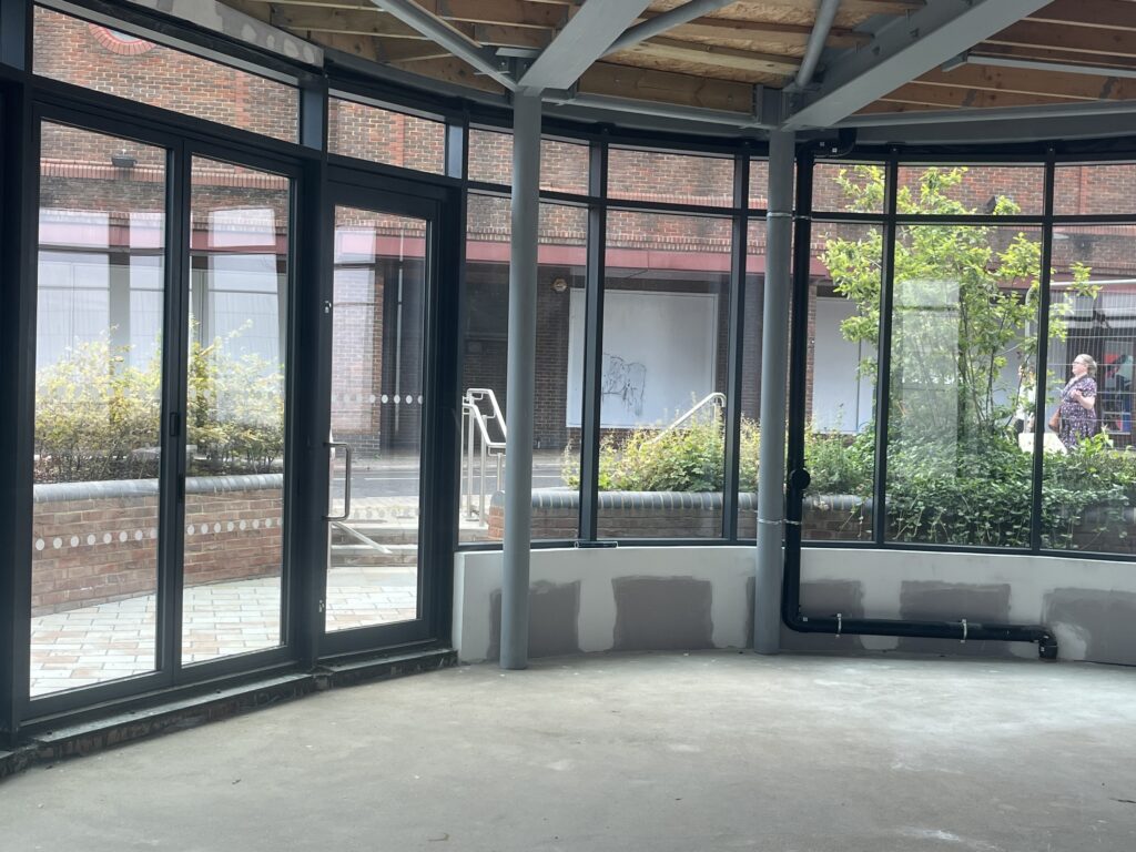 Inside Jubilee Square...