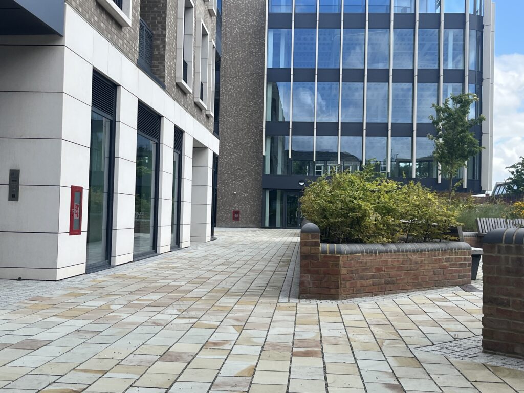 Inside Jubilee Square...