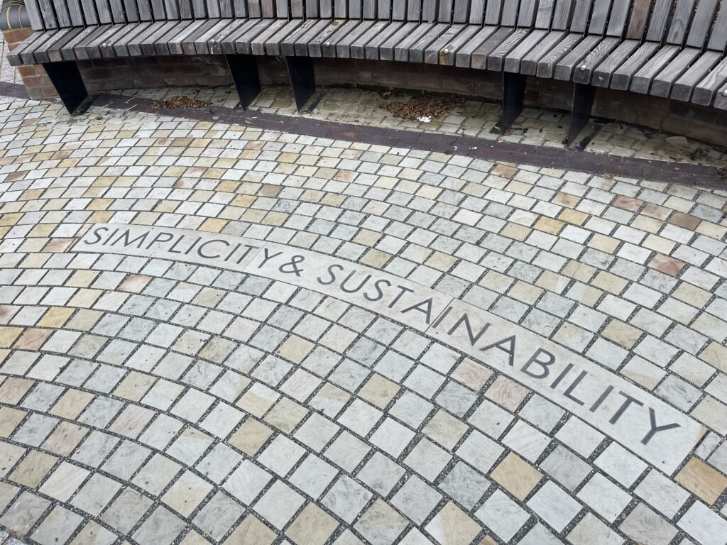 Inside Jubilee Square...