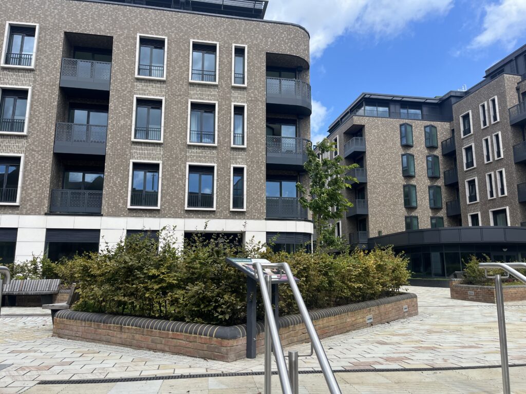 Inside Jubilee Square...