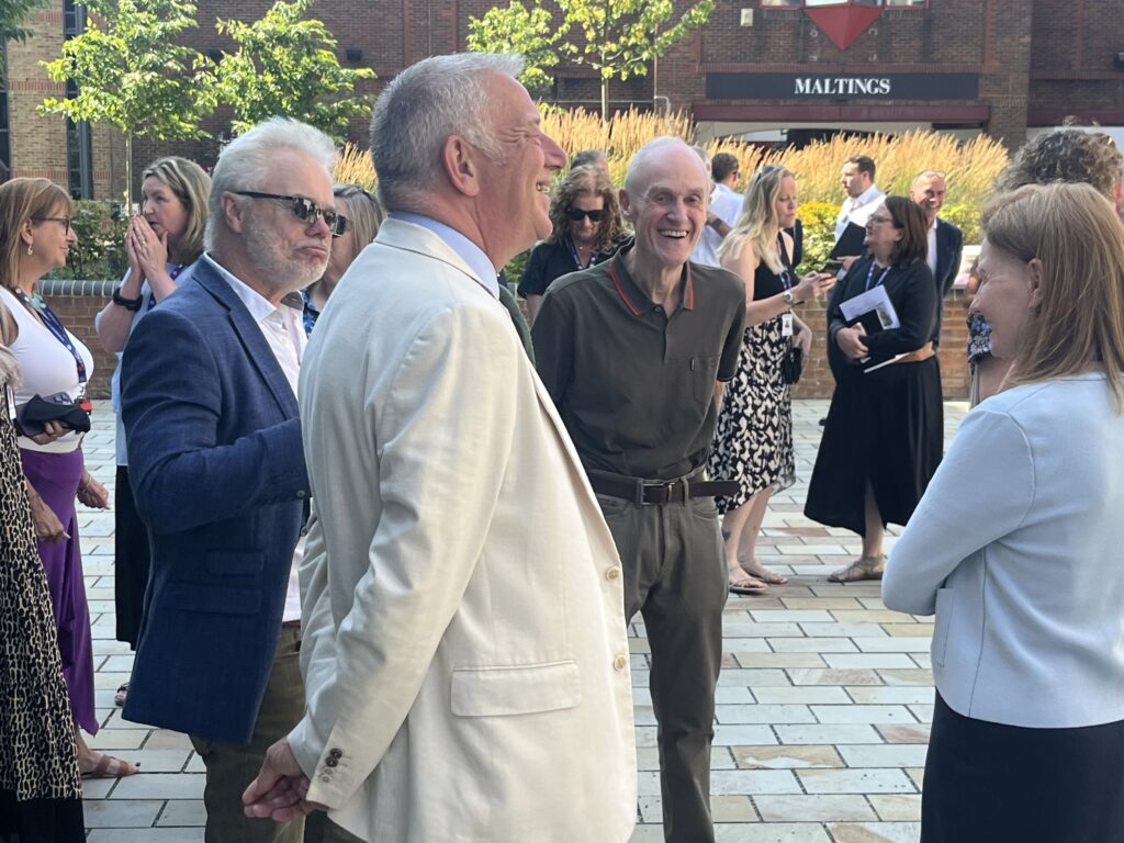 Guests at the opening ceremony for Jubilee Square.