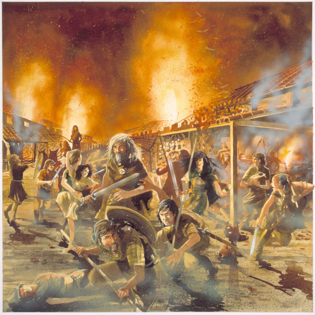 Older children will enjoy the wargame, The Romans Are Coming ©St Albans Museums
