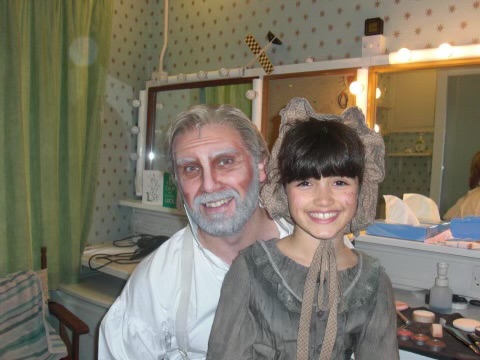 Asha in Les Miserables in 2012, when she was just eight.