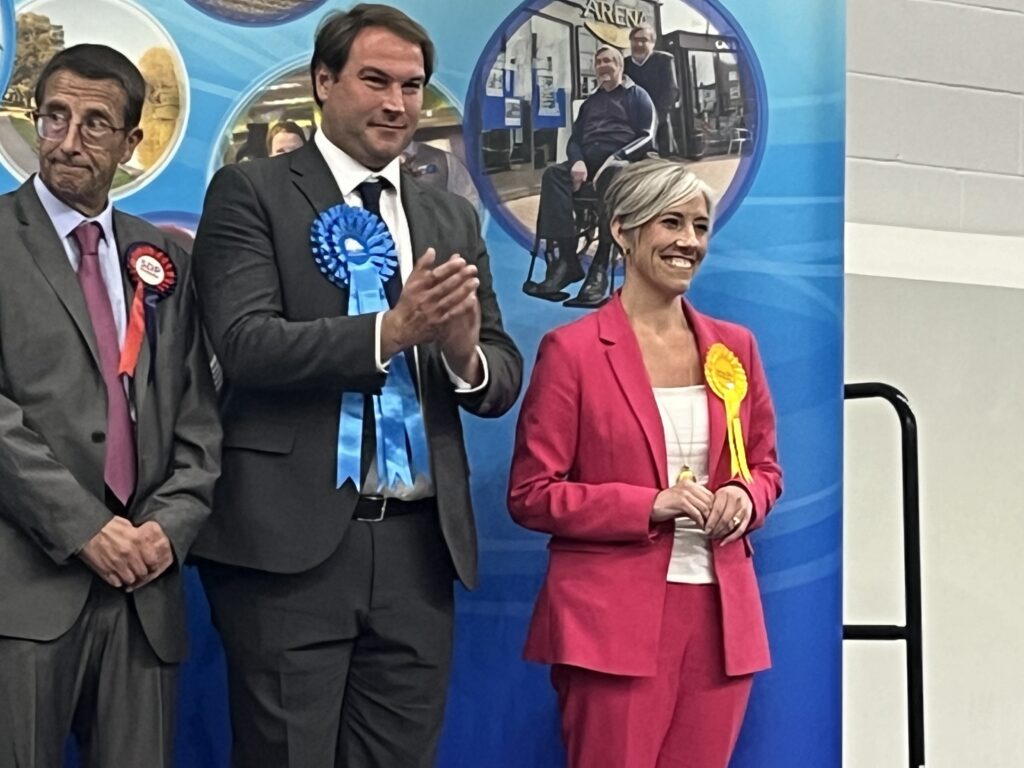 Daisy Cooper was reelected as St Albans MP.