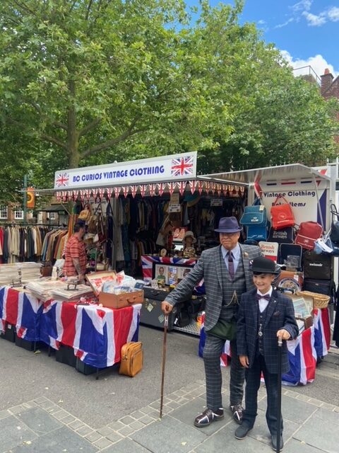 Aydy Ryan at St Albans Vintage Market.