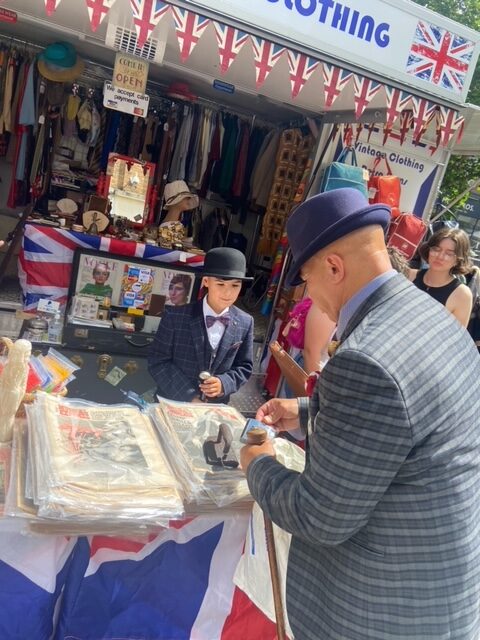 Aydy Ryan at St Albans Vintage Market.