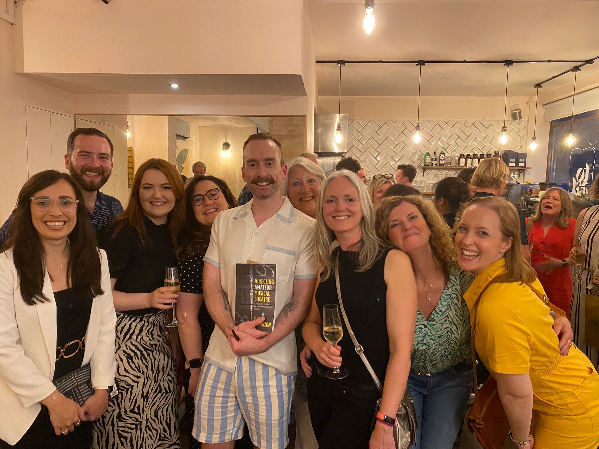 The launch event of Don O'Hanlon's new book Directing Amateur Musical Theatre at Toast.