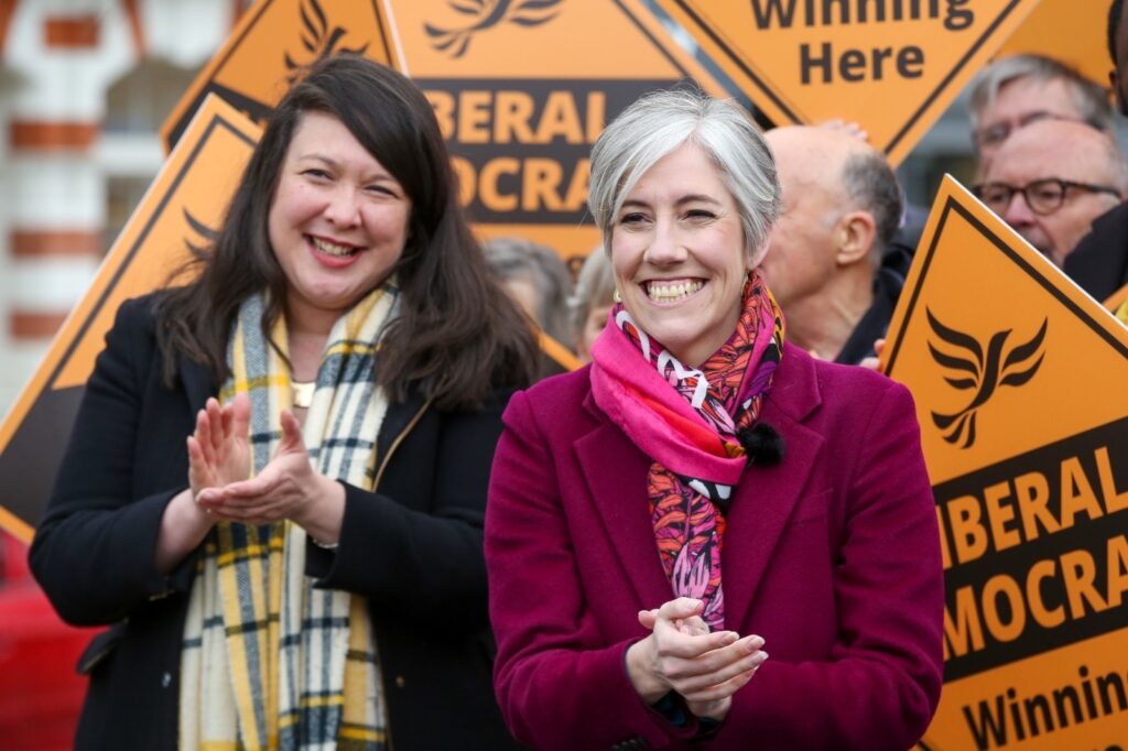 Victoria Collins and Daisy Cooper.