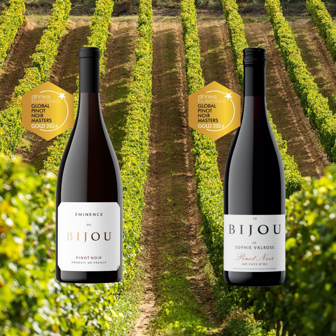 Eminence de Bijou Pinot Noir 2023 and Le Bijou de Sophie Valrose Pinot Noir 2023.