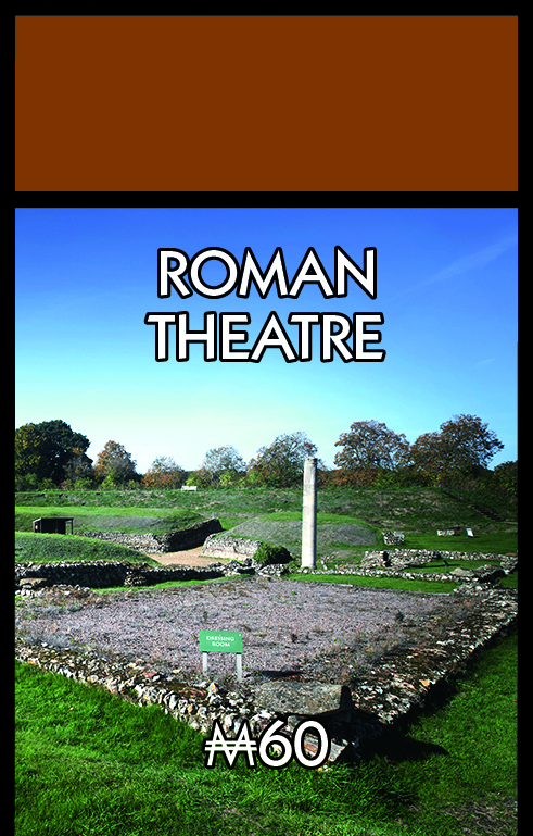 The Roman Theatre features in St Albans Monopoly.
