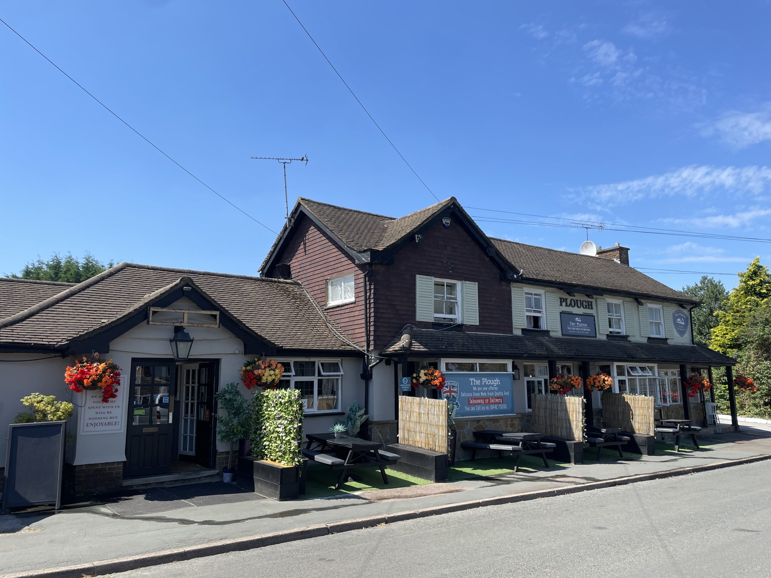 The Plough at Leverstock Green.