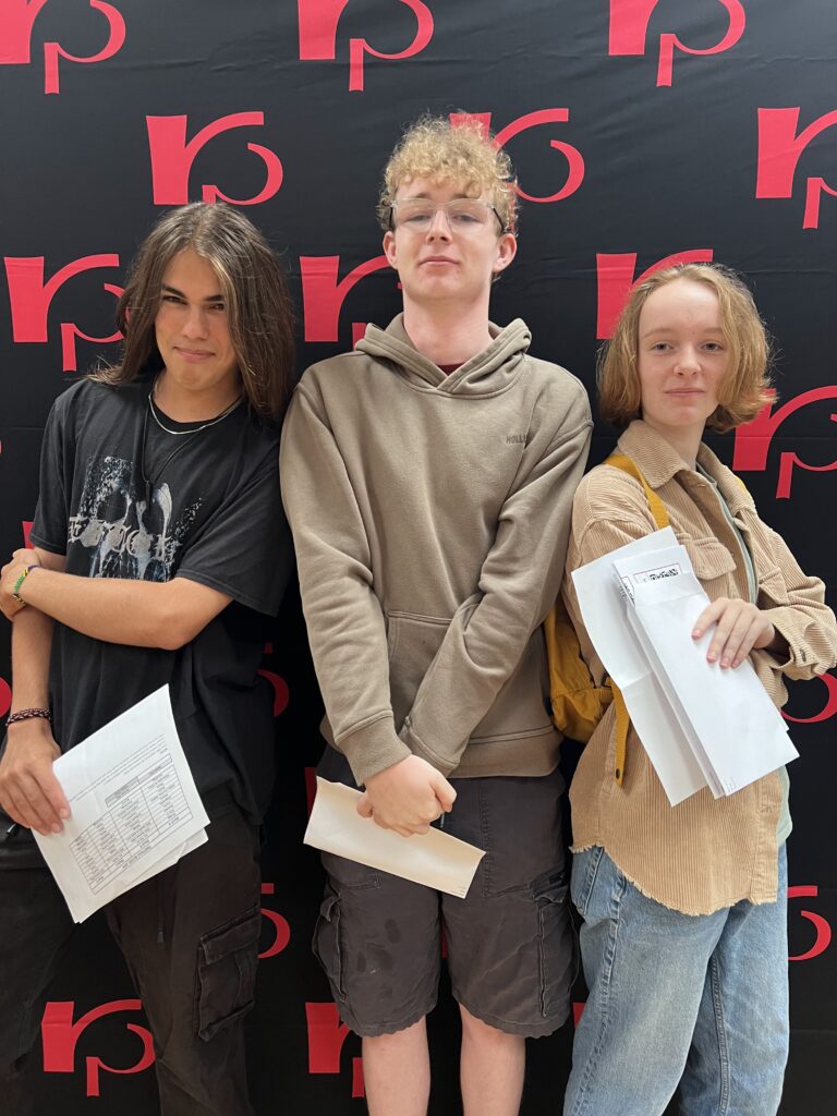 GCSE results at Roundwood Park School.