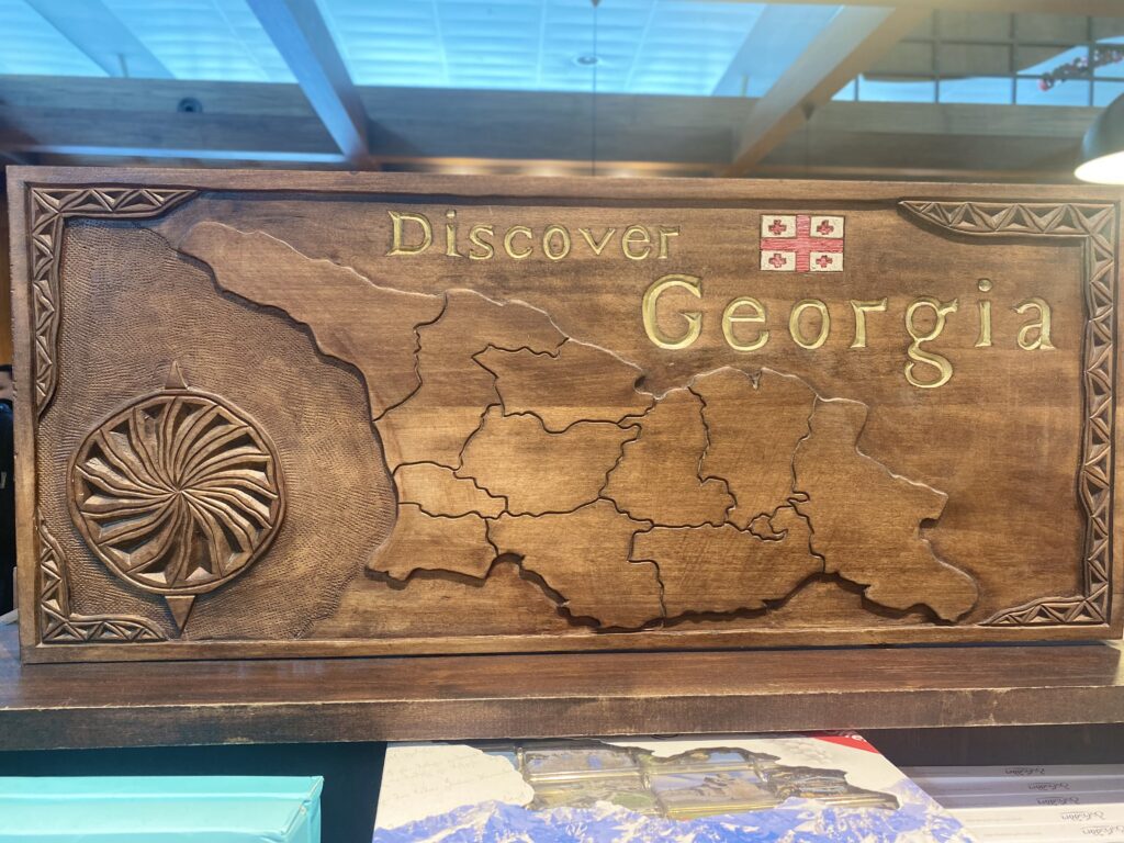 Penny Edwards visited Georgia recently.