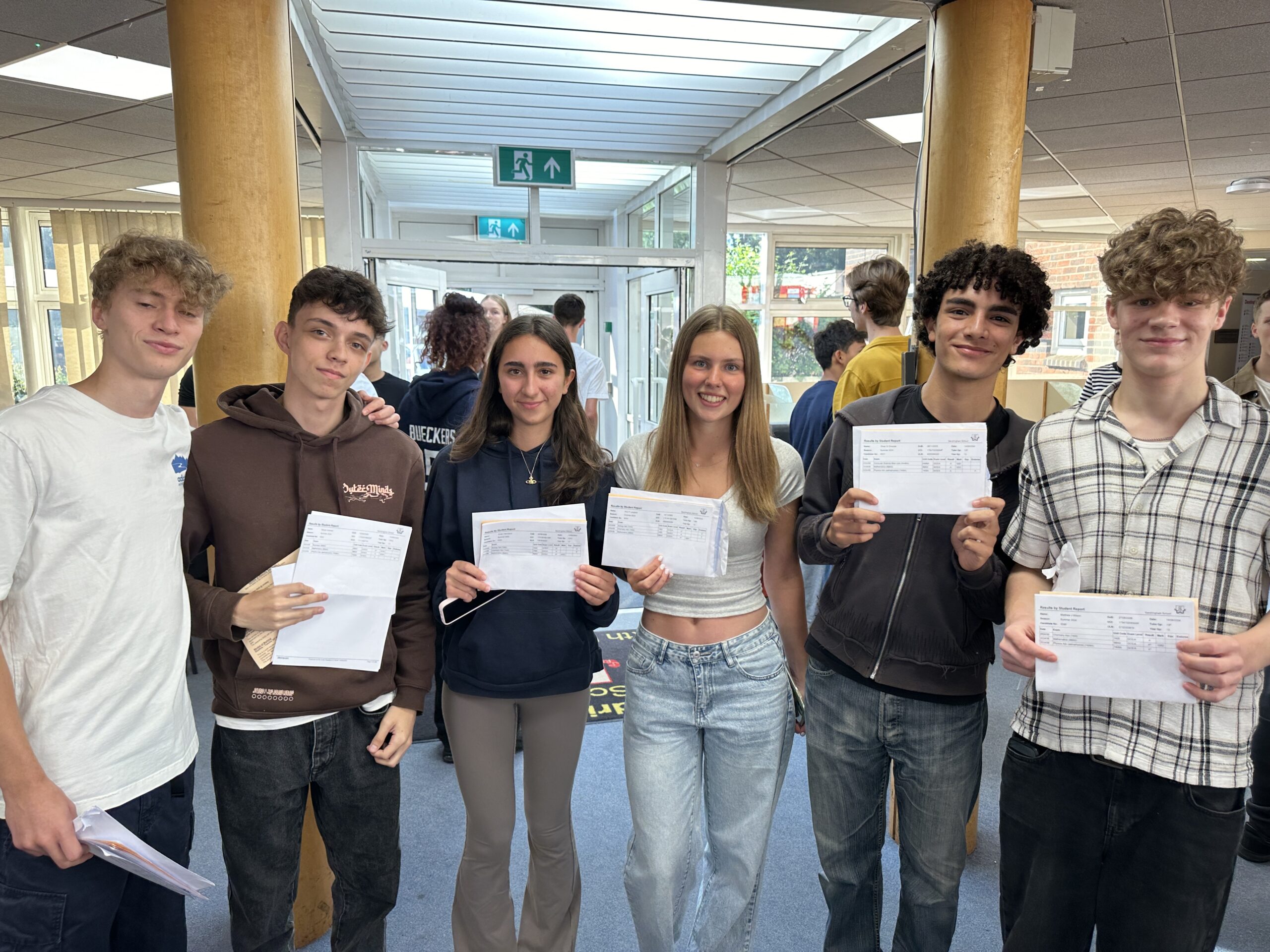 Sandringham students have been celebrating their A level results.