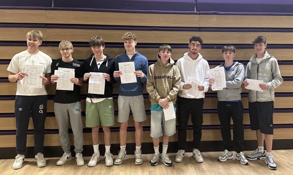GCSE results day at Katherine Warington School.