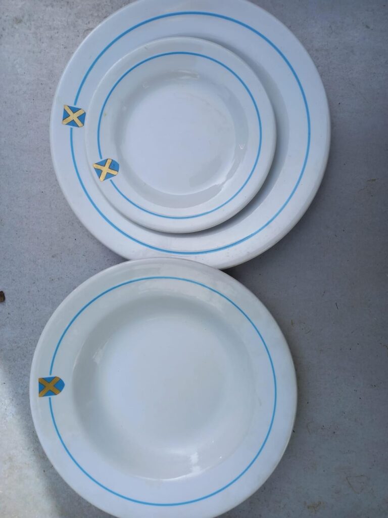 David Kaloczi's photos of the discarded crockery.