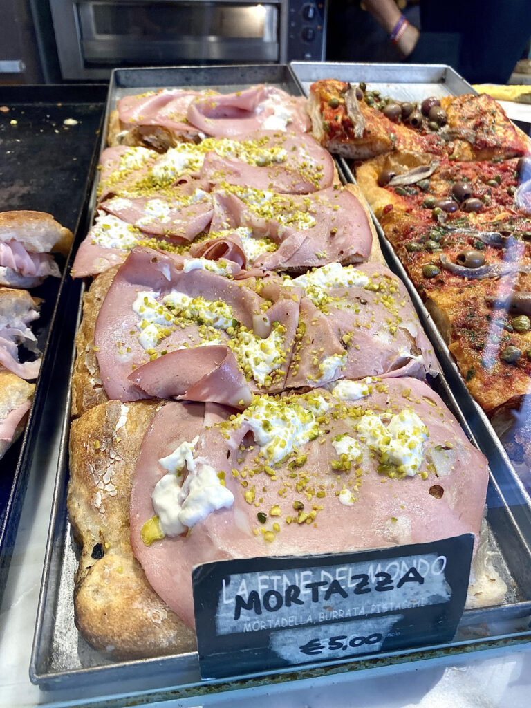 Mortadella schiacciata