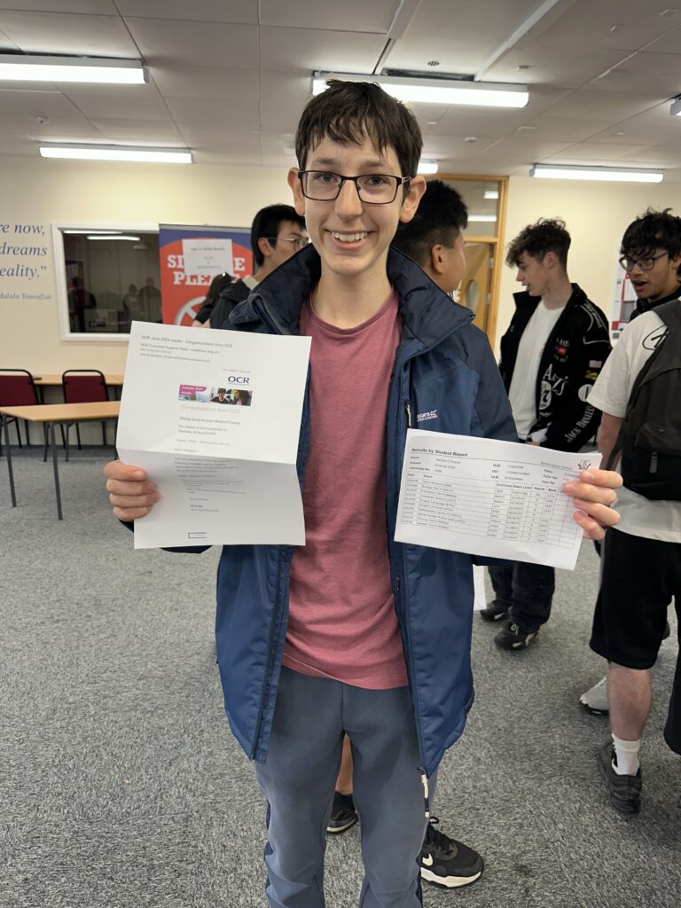 GCSE celebrations at Sandringham School.
