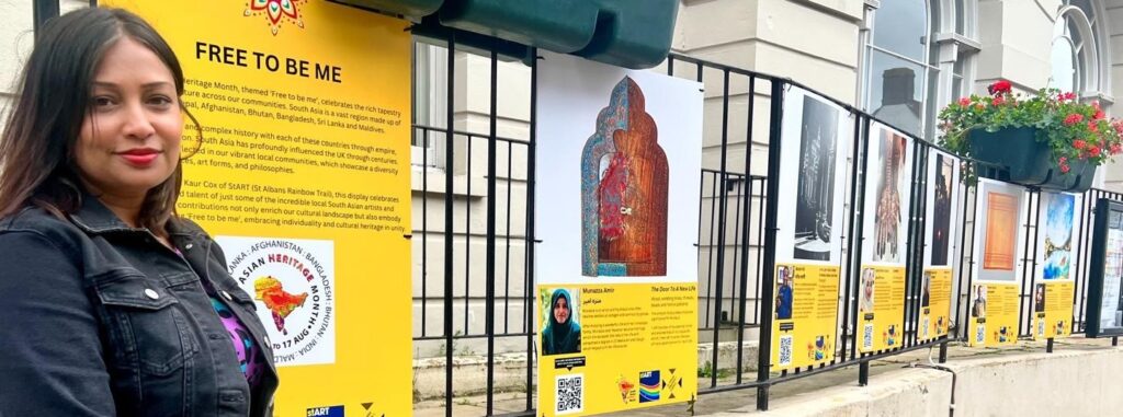 Artist and creative practitioner Preet Cox is the founder of StART, a community arts foundation. She enjoys inviting individuals to create meaningful connections through creativity as well as voicing stories within communities.