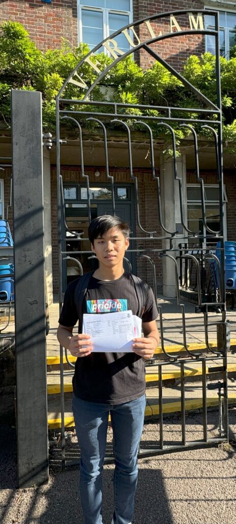 Rico Chung from Verulam School.