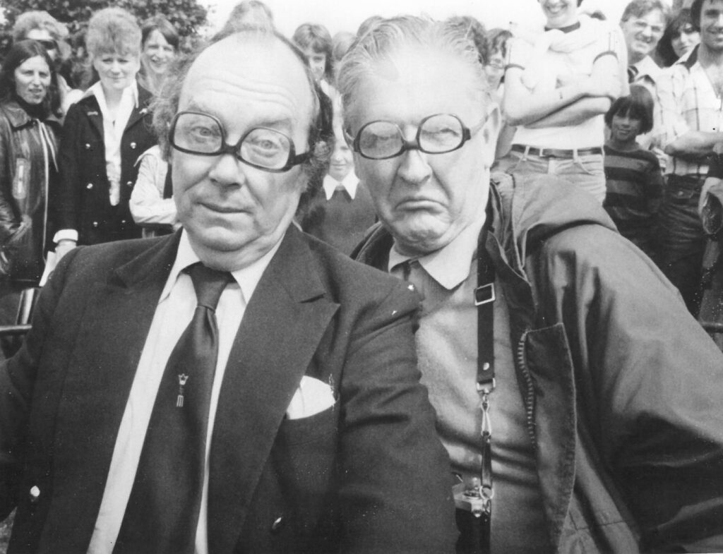 Eric Morecambe and Tony "Greg" Gregory.