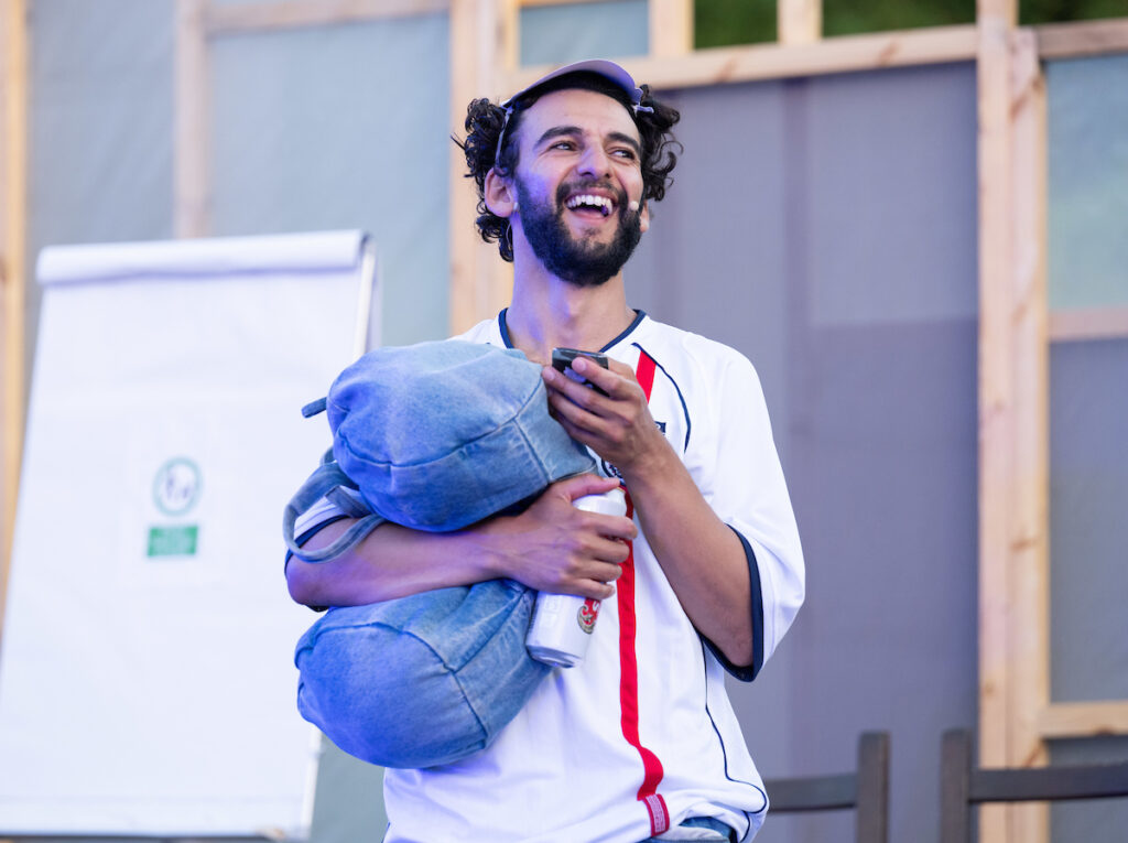 The Merchant of Venice produced by OVO at the Roman Theatre Festival. Photo: Elliott Franks