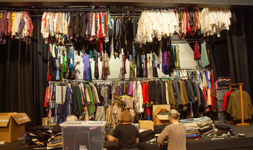 The big wardrobe project at the Abbey Theatre. Photo: Nick Clark.