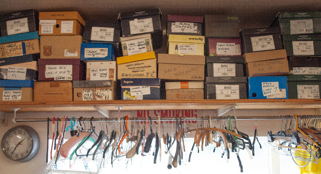 The big wardrobe project at the Abbey Theatre. Photo: Nick Clark.