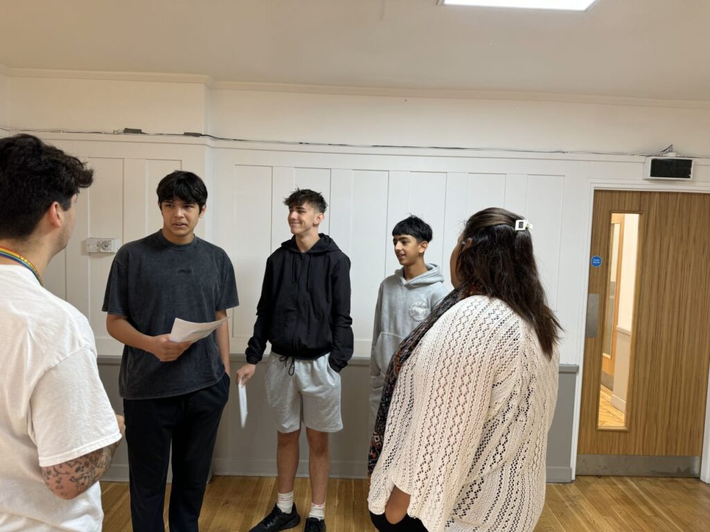 Verulam students receive their GCSE results.