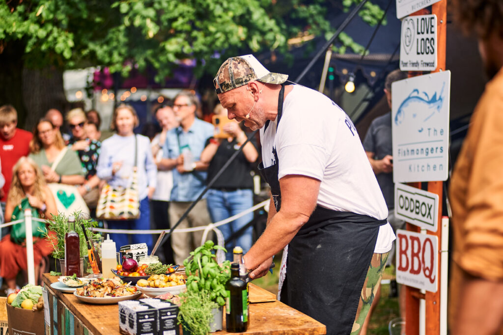 Tom Kerridge at a previous Pub in the Park St Albans.